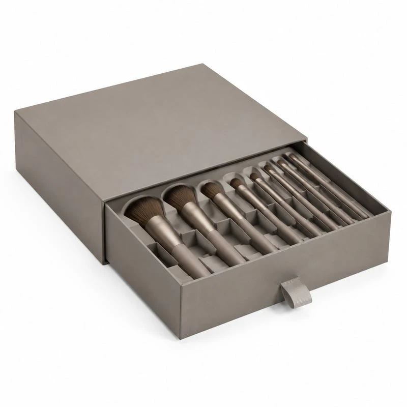 Makeup Brush Drawer Box